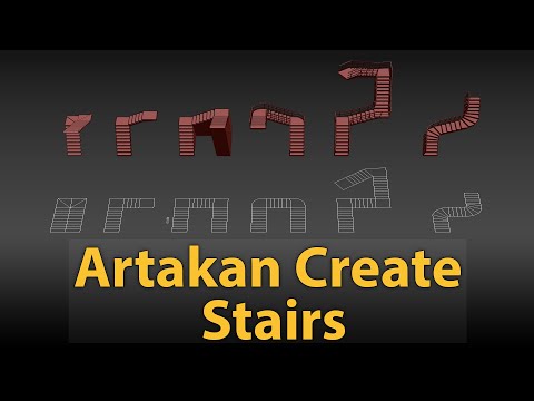 Arabic-language Artakan Create Stairs tutorial
