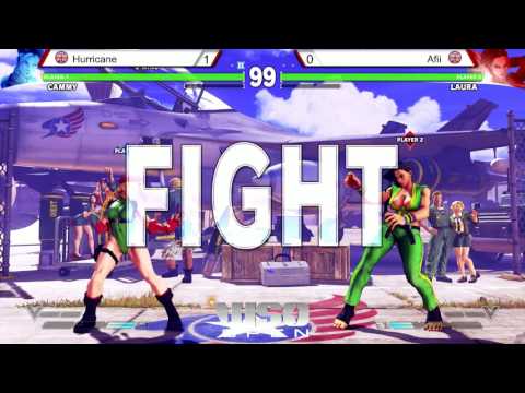 WinnerStaysOn SFV Winners Semi Final - Hurricane (Cammy) vs Afii (Laura) 23/07/2017