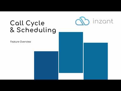 Inzant Sales iPad - Call Cycle and Scheduling Feature Overview