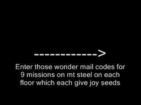 Pokemon Mystery Dungeon Wonder Mails Codes Joy Seeds