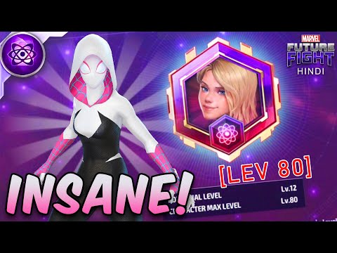 Spider Gwen Lev80 *Without CTP* FULL TEST in Marvel Future Fight [HINDI] #mffhindi #mff