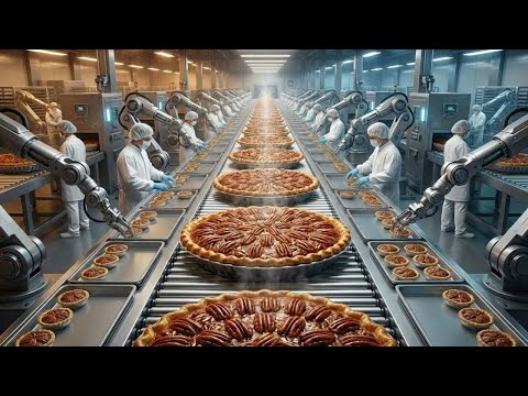 Full Process: Turning Raw Pecans Into Golden Pie Perfection