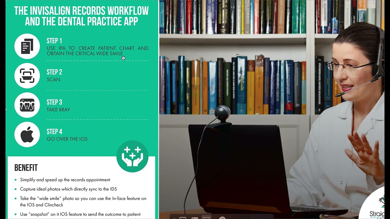 The Invisalign Records Workflow with the Outcome Simulator and the Dental Practice App