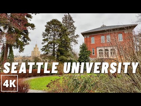 Seattle University Campus Tour 🎓 4K Capitol Hill Walk