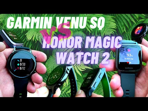 Comparing the Garmin Venu SQ vs Honor MagicWatch 2: Review and Head To Head Comparison