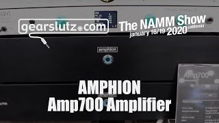 Video thumbnail for Amphion Amp700 Class D Power Amplifier - Gearslutz @ NAMM 2020 by Gearspace Forum