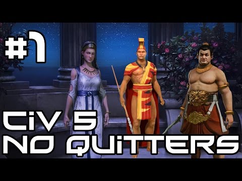 Civ 5 No Quitters Multiplayer - Instant Fail! #1