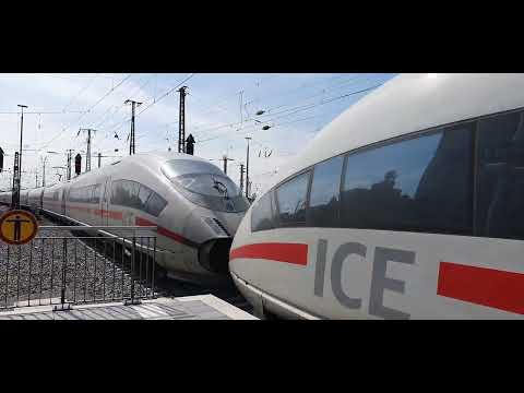 Einfahrt Doppel ICE-3 in Dortmund Hbf auf Gleis 10