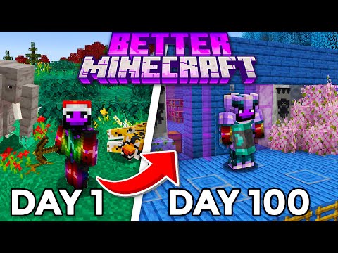 100 Days in HARDCORE Minecraft - Insane Survival!