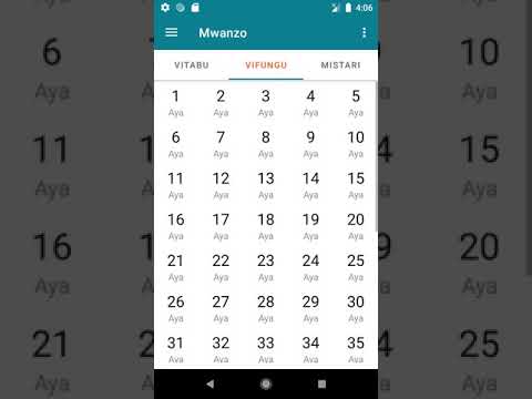 Biblia Takatifu (Swahili Bible) +English Versions Video