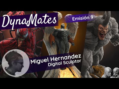 Miguel Hernandez. Digital Sculptor // DynaMates escultura digital #9