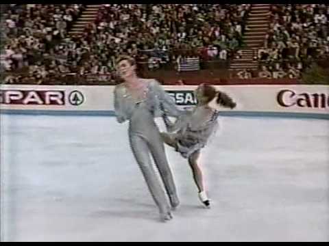 Usova & Zhulin Усова и Жулин (URS) - 1989 World Figure Skating Championships, Free Dance (USA CBS)