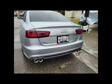 2016 Audi A6 3.0 Exhaust