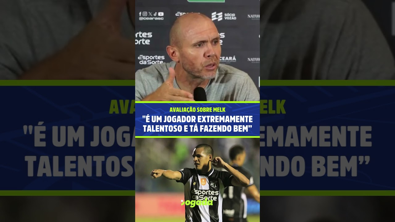 Imagem da notícia Mozart elogia nova atuação de Melk no Ceará: 'um jogador extremamente talentoso'