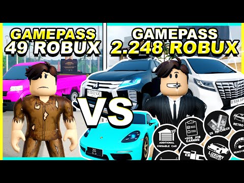 GAMEPASS TERMURAH VS TERMAHAL di CDID! (Roblox Car Driving Indonesia)