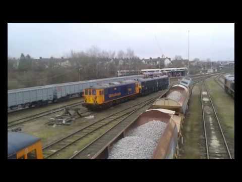 Caledonian Sleeper 92023 at Tonbridge West Yard (Rare)