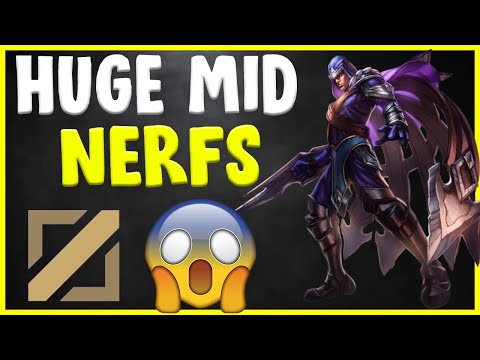 HUGE MID LANE NERFS COMING TO PATCH 10.13 - TOP LANE IS OP NOW?! | League of Legends Season 10
