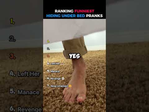 Ranking Funniest Hiding Under Bed Pranks 🥀😭💀