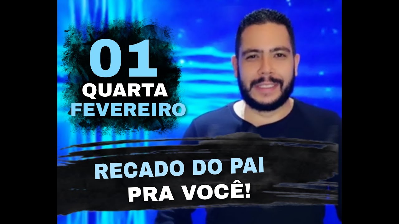 MENSAGEM🎁DE DEUS PARA ESSA QUARTA , 01 DE FEVEREIRO