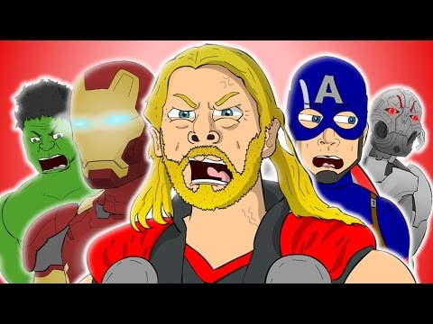 ♪ AVENGERS AGE OF ULTRON THE MUSICAL - Animated Song Parody