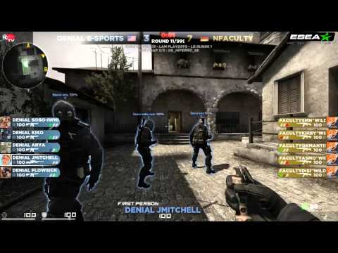 ESEA S13 LAN Playoffs - n!faculty vs. Denial eSports de_inferno_se