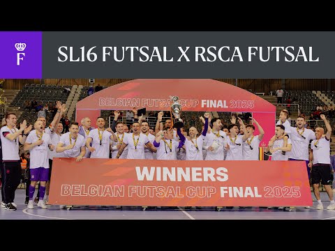 HIGHLIGHTS Belgian Futsal Cup Final: SL16 Futsal -  RSCA Futsal | 2024-2025
