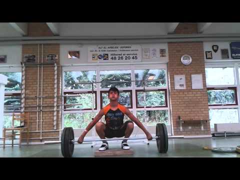 Snatch 70 kg from plate