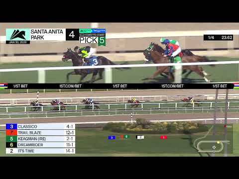 Classico wins Race 4 on Friday, January 30 at Santa Anita Park