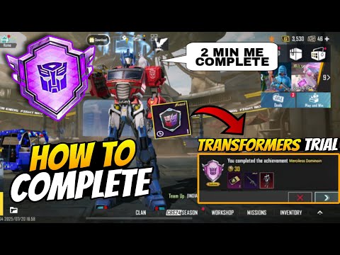 How To Complete Transformers Trial Achievement In1 Match - Allspark & Merciless Trials