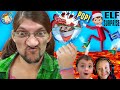 POPPING CHRISTMAS ORNAMENTS with ELF on the SHELF BUDDY (FV Family Elf makes FLOOR is LAVA)