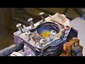 See-Thru Engine Running On GUNPOWDER (BOOM!!)