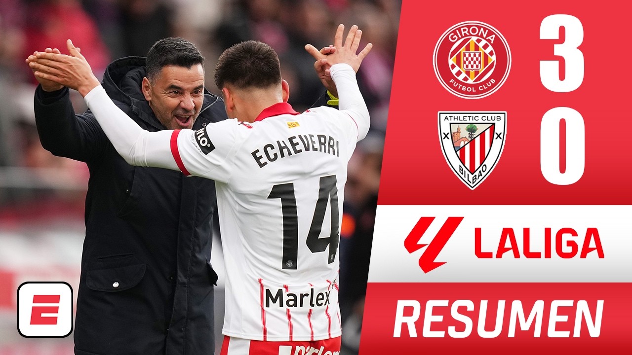 El GIRONA goleó 3-0 al Athletic Club en Montilivi. Anotaron Rincón, Ounahi y Echeverri  | La Liga