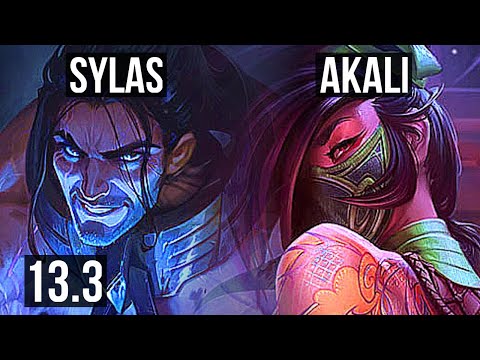 SYLAS vs AKALI (MID) | 68% winrate, 7/2/5, Dominating | KR Challenger | 13.3
