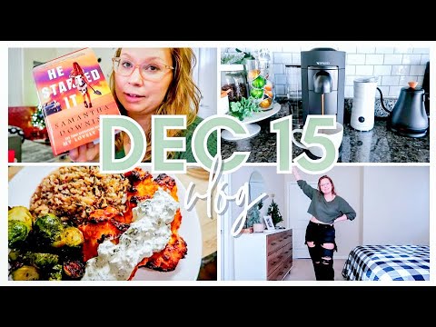 DEC 15 VLOG | reading He Started It, mailing bookmarks + cooking chicken tikka [vlogmas 2021]