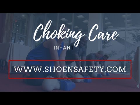 Helping a choking infant