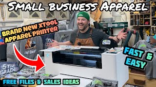 Small Business Ideas with the xTool Apparel Printer: How to Make Money, Tips, Tricks, & Free Files
