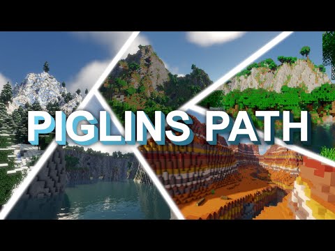 Piglin's Path - Minecraft Custom Terrain Survival Map 5000 x 5000