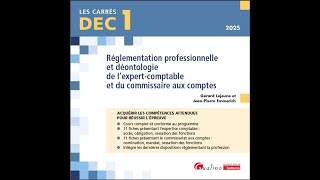 DEC 1 - Réglementation et Déontologie : Fiche 1 (Audio-Learning) | Expert-Compta