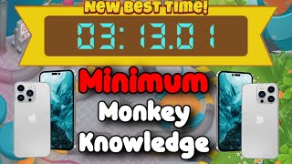 BTD6 Race Mobile Friendly Tutorial 📱 Minimum Monkey Knowledge 📱 Tinkerton-athon