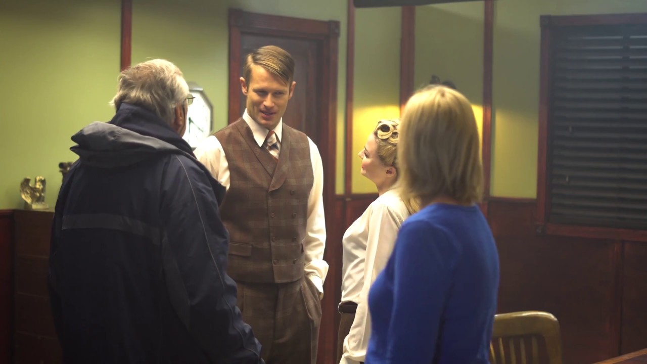 Behind the scenes on Passionflix's HOLLYWOOD DIRT with Johann Urb as Cole Masten