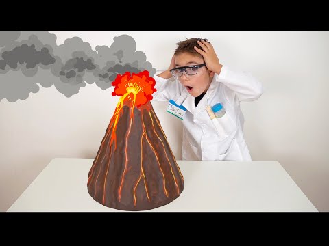COMMENT FAIRE UN VOLCAN Expérience Scientifique DIY