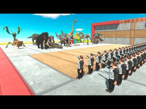 100 Ranged Units vs Bosses - Animal Revolt Battle Simulator