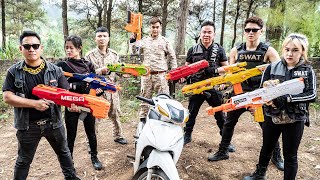 LTT Game Nerf War : The Great Couple Warriors SEAL X Nerf Guns Fight Criminal Group Mr Close