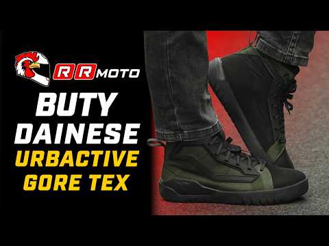 DAINESE URBACTIVE GORE TEX _ komfort, styl i membrana Gore_Tex _ buty motocyklowe