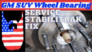 GM SUV Front Wheel Bearing and Wheel Speed Sensor Replacement