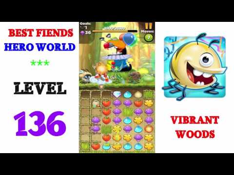Best Fiends Hero Level 136 - Walkthrough