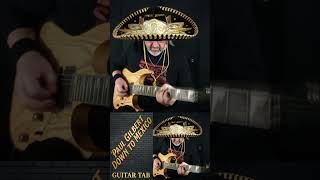 Paul Gilbert - Down To Mexico - Guitar lesson with TAB - Tutorial - Cover