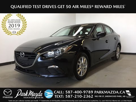 BLACK 2016 Mazda Mazda3 GS Review Sherwood Park Alberta - Park Mazda