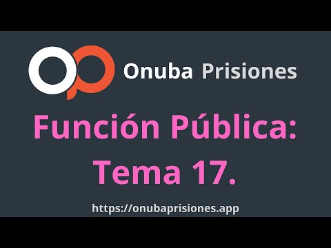 Tema 17 Función Pública. Parte 1. Ley 47/2003, de 26 de noviembre, General Presupuestaria.