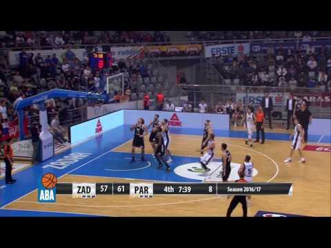 ABA Liga 2016/17 highlights, Round 10: Zadar - Partizan NIS (19.11.2016)